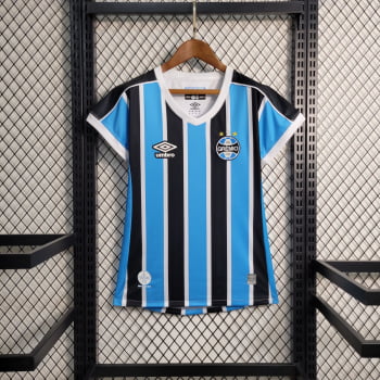 Camisa Grêmio I 23/24 Versão Feminina + Personalização Grátis