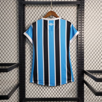 Camisa Grêmio I 23/24 Versão Feminina + Personalização Grátis