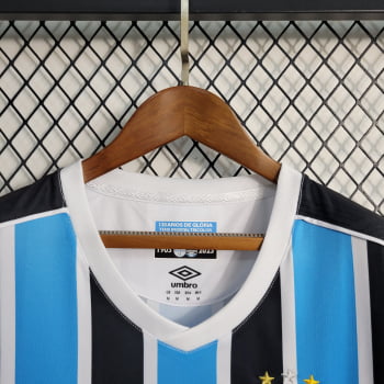 Camisa Grêmio I 23/24 Versão Feminina + Personalização Grátis