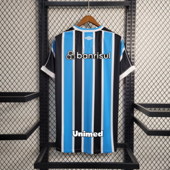Camisa Grêmio I 23/24 Versão Torcedor + Patrocínios + Personalização Grátis