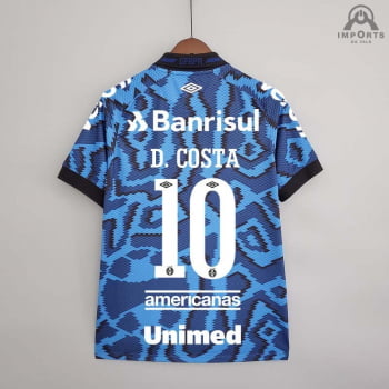 Camisa Grêmio III 21/22 Versão Torcedor + Patrocínios + Personalização Grátis 