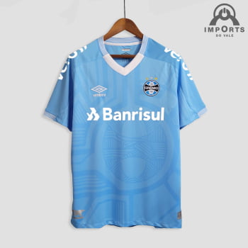 Camisa Grêmio III 22/23 Versão Torcedor + Patrocínios +  Personalização Grátis 