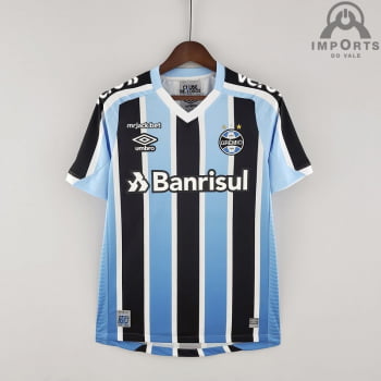 Camisa Grêmio l 22/23 Versão Torcedor + Patrocínios + Personalização Grátis