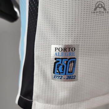 Camisa Grêmio ll 22/23 Versão Jogador + Patrocínios + Personalização Grátis
