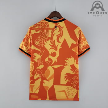 Camisa da Seleção Holandesa 2022 Versão Torcedor Treino - Laranja