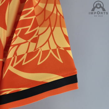 Camisa da Seleção Holandesa 2022 Versão Torcedor Treino - Laranja