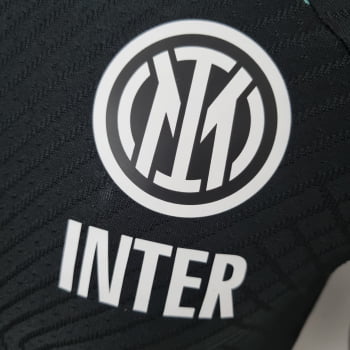 Camisa Inter de Milão 22/23 Versão Jogador Treino - Preta