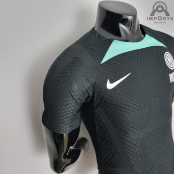 Camisa Inter de Milão 22/23 Versão Jogador Treino - Preta
