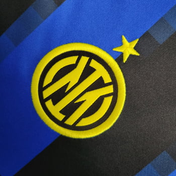 Camisa Inter de Milão I 23/24 Versão Torcedor + Personalização Grátis Camisa Inter de Milão I 23/24 Versão Torcedor + Personalização Grátis