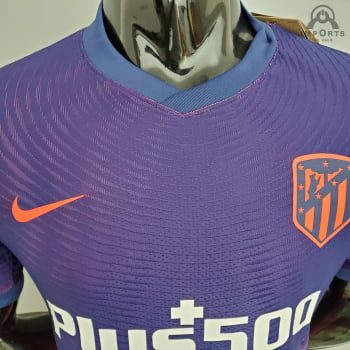 Camisa Atlético de Madrid II 21/22 Versão Jogador + Personalização Grátis