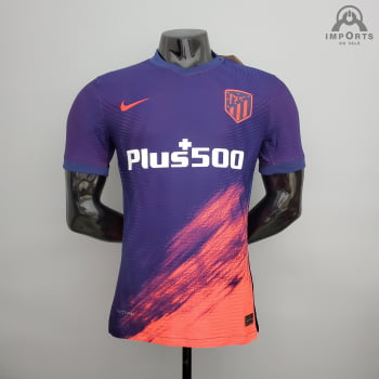Camisa Atlético de Madrid II 21/22 Versão Jogador + Personalização Grátis