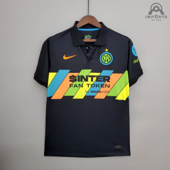 Camisa Inter de Milão III 21/22 Versão Torcedor + Personalização Grátis