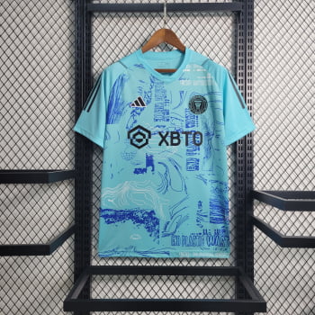 Camisa Inter Miami 23/24 Treino - Azul Camisa Inter Miami 23/24 Treino - Azul