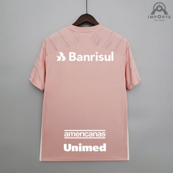 Camisa Internacional 21/22 Ed. Especial Outubro Rosa Versão Torcedor + Patrocínios + Personalização Grátis