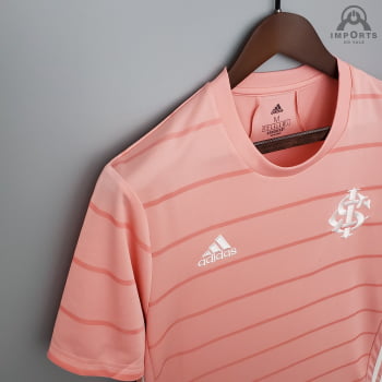 Camisa Internacional 21/22 Ed. Especial Outubro Rosa Versão Torcedor + Personalização Grátis