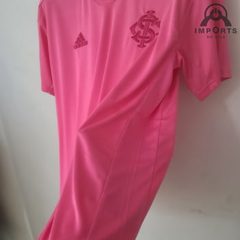 Camisa Internacional 22/23 Versão Feminina Ed. Especial Outubro Rosa + Personalização Grátis