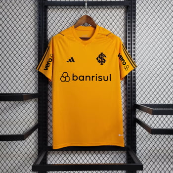 Camisa Internacional 23/24 Treino Laranja + Patrocínios