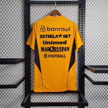 Camisa Internacional 23/24 Treino Laranja + Patrocínios
