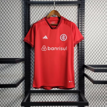 Camisa Internacional I 23/24 Versão Torcedor + Personalização Grátis 