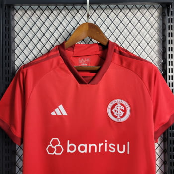 Camisa Internacional I 23/24 Versão Torcedor + Personalização Grátis 