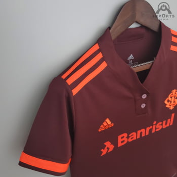 Camisa Internacional III 21/22 Versão Feminina + Personalização Grátis