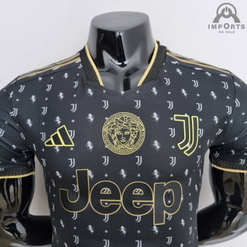 Camisa Juventus 22/23 Versão Jogador Edição Versace+ Personalização Grátis