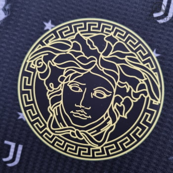 Camisa Juventus 22/23 Versão Jogador Edição Versace+ Personalização Grátis