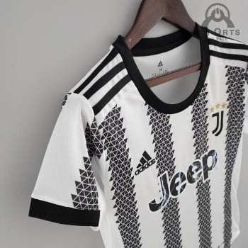 Camisa Juventus l 22/23 Versão Feminina + Personalização Grátis