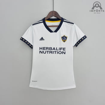 Camisa LA Galaxy I 22/23 Versão Feminina + Personalização Grátis