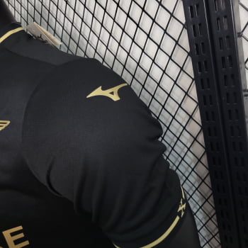 Camisa Lazio 23/24 Versão Jogador Goleiro Preta + Personalização Grátis 