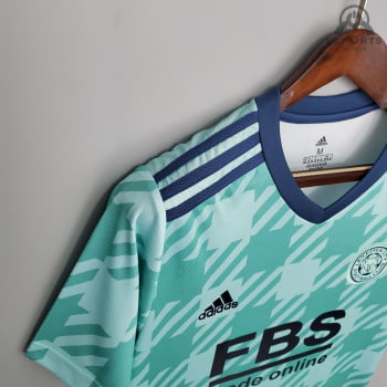 Camisa Leicester City II 21/22 Versão Torcedor + Personalização Grátis