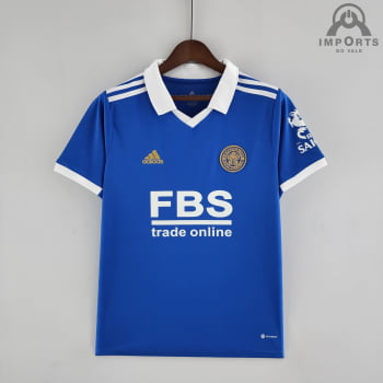 Camisa Leicester City l 22/23 Versão Torcedor + Personalização Grátis