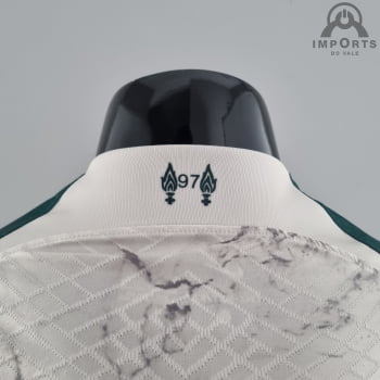Camisa Liverpool 22/23 Ed. Concept Versão Jogador - Branca/verde