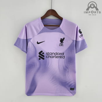 Camisa Liverpool 22/23 Goleiro - Roxa