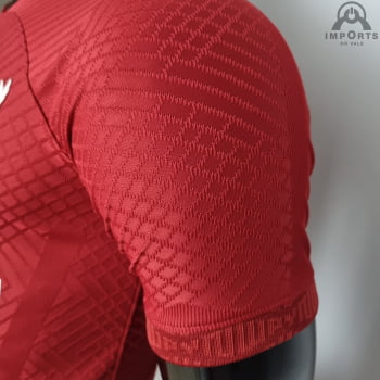 Camisa Liverpool I 22/23 Versão Jogador + Personalização Grátis