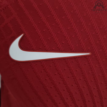 Camisa Liverpool I 22/23 Versão Jogador + Personalização Grátis