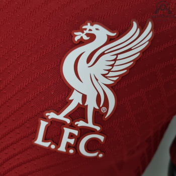 Camisa Liverpool I 22/23 Versão Jogador + Personalização Grátis 