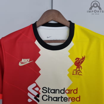 Camisa Liverpool 22/23 Treino - Tricolor 