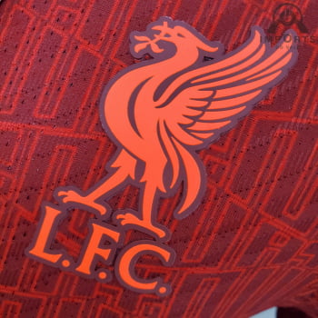 Camisa Liverpool 22/23 Versão Jogador Treino - Vermelho