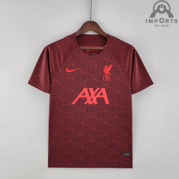 Camisa Liverpool 22/23 Versão Torcedor Treino - Vermelha