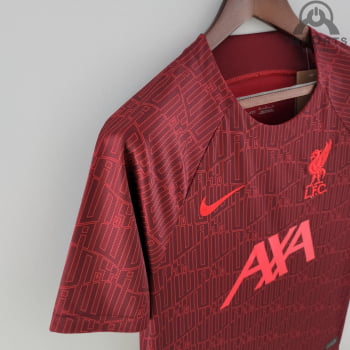 Camisa Liverpool 22/23 Versão Torcedor Treino - Vermelha