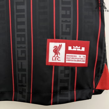Camisa Liverpool x Lebron James 23/24 Versão Torcedor + Personalização Grátis