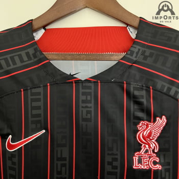 Camisa Liverpool x Lebron James 23/24 Versão Torcedor + Personalização Grátis