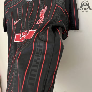 Camisa Liverpool x Lebron James 23/24 Versão Torcedor + Personalização Grátis