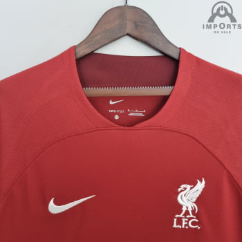 Camisa Liverpool I 22/23 Versão Torcedor + Personalização Grátis