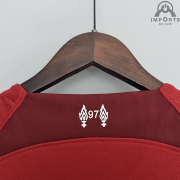 Camisa Liverpool I 22/23 Versão Torcedor + Personalização Grátis