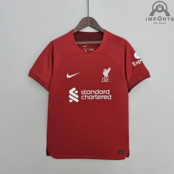 Camisa Liverpool I 22/23 Versão Torcedor + Personalização Grátis