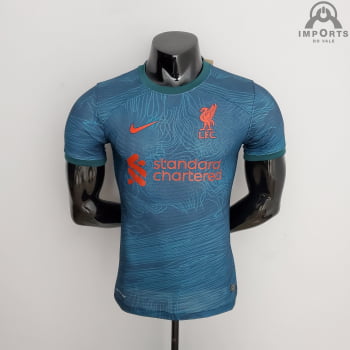 Camisa Liverpool II 22/23 Versão Jogador + Personalização Grátis 