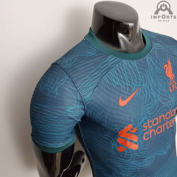 Camisa Liverpool II 22/23 Versão Jogador + Personalização Grátis