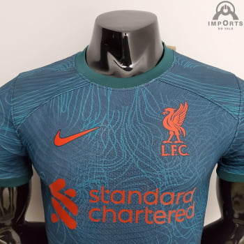 Camisa Liverpool II 22/23 Versão Jogador + Personalização Grátis